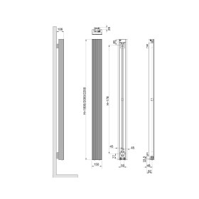 Beams mono - rysunek techniczny