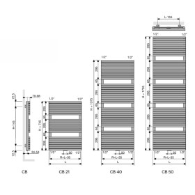 Carre Bad - rysunek techniczny 