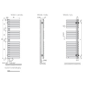 Credo Half flat - rysunek techniczny