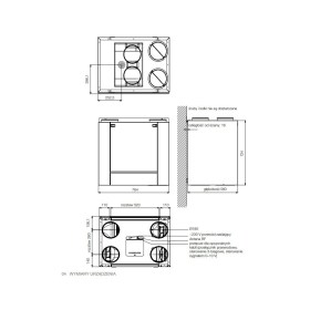 Rekuperator X425 - zdjęcie techniczne
